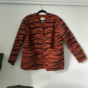 Anime Bing Tiger Stripe Padded Liner Jacket in Women’s Small